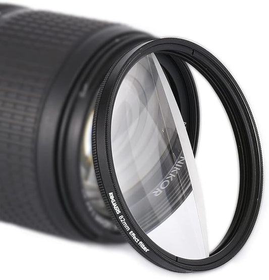 Lens Filter 82mm Half Bokeh Effects Filters Foreground Blur Camera Filter by KOGJAERS