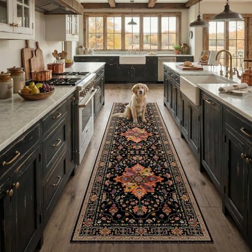 RELEANY Washable Area Rug, Runner 2'6"x8' - Image 3
