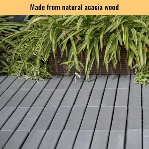 Interlocking Deck Tiles 30pcs 12"x12" Plastic Outdoor Floor Tiles - Image 2