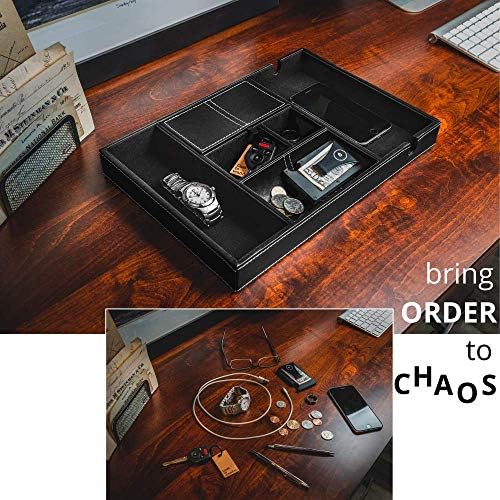 ULTRAY, Valet Tray for Men, Nightstand Organizer, Entry Table Organizer - Image 6