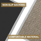 LEKEEPGO Front Door Mat 32"x47", Indoor Non Slip Washable Entry Mat - Image 3