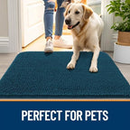 OLANLY Dog Door Mat for Muddy Paws 47x24, Super Absorbent Chenille Mud Mat - Image 6