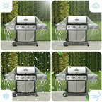 Hoolerry 60 Inch Clear BBQ Grill Barbecue Cover - Image 7