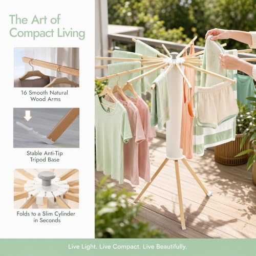 Clothes Drying Rack, Foldable Laundry Drying Rack, Clothing Stand - Image 5
