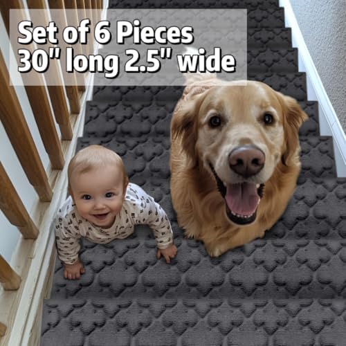 Aucuda 6pcs 8.5" x 30" Stair Treads - Image 6