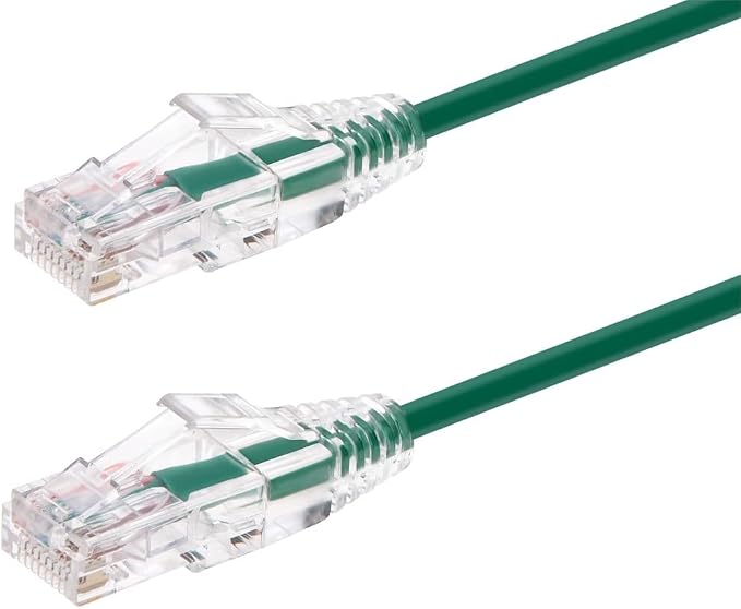 Monoprice Cat6 20ft Green Component Level Patch Cable UTP 28AWG 550MHz Pure by Monoprice
