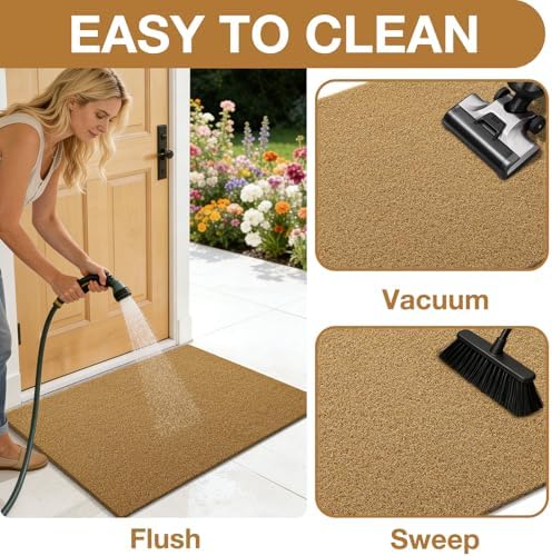 OLANLY Front Door Mat 71x47, Low Profile Doormat - Image 6