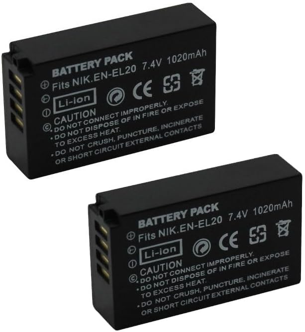 EN-EL20 Camera Battery Multifunctional Charger Set Compatible - Image 5