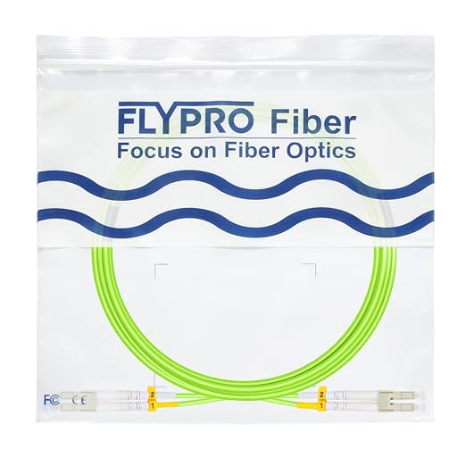 FLYPROFiber- 20M OM5 LC to LC Fiber Patch Cable, Length Options: 0.2m-20m - Image 7