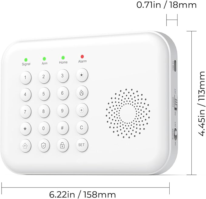 Wireless Home Security System, 8-Piece DIY Kit, No Monthly Fees, WiFi & 4G - Image 5