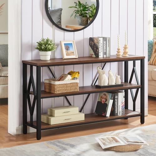 HOMISSUE Sofa Console Table, Rustic Console Table - Image 7