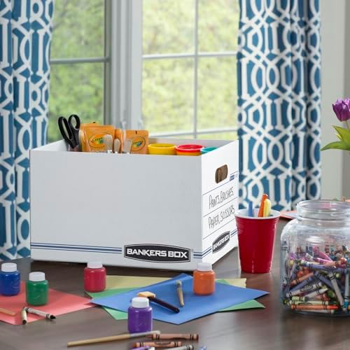 Bankers Box 12-Pack Basic-Duty File Storage Box - Image 5