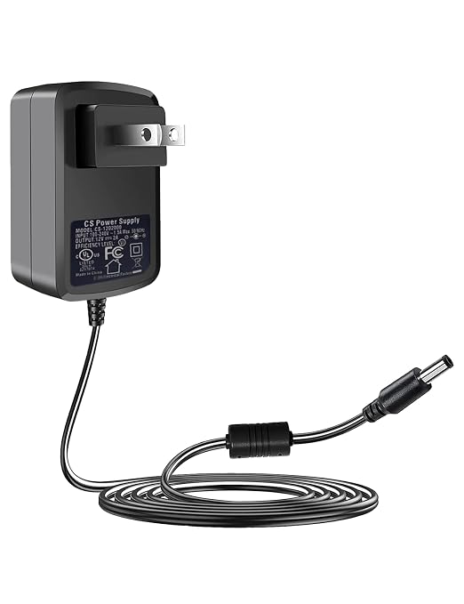 12V 2A Power Supply Adapter, AC 100-240V to DC 12V Power Supply by Lonnky