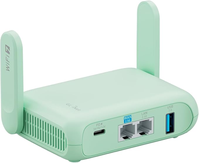 GL.iNet GL-MT3600BE Portable Travel Router, Pocket Wi-Fi 7 Wireless 2.5G Router - Image 2