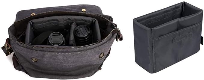 S-ZONE Waterproof Shockproof Foldable Camera Insert Bag Lens Cases Canon Nikon - Image 3
