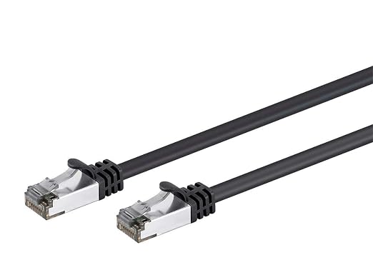 Monoprice Cat8 30ft Black Patch Cable Double Shielded 26AWG 2GHz 40G Pure Bare - Image 2