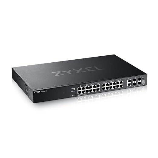 Zyxel 24-Port Gigabit Switch | Nebula Cloud Managed/L3 Access | 6X 10G Uplink by ZYXELNETWORKS