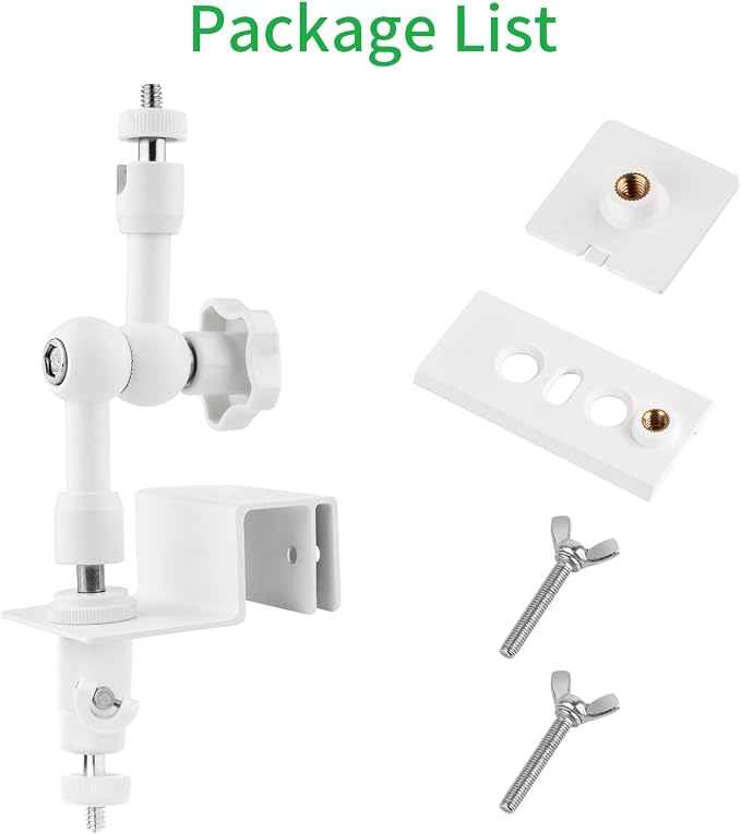 2-in-1 Gutter Mount for Solar Panel, Stick Up Cam Battery, Spotlight Cam and - Image 7