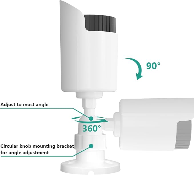 WALI Dummy Fake Camera, Surveillance Security CCTV Dome Camera, Indoor Outdoor - Image 5