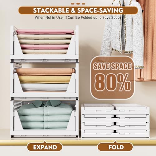 5 Pack Closet Organizer Basket, Closet Organizers and Storage - Image 5