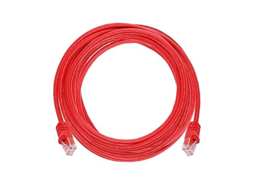 Monoprice Cat6 3ft Red Crossover Patch Cable UTP 24AWG 550MHz Pure Bare Copper - Image 4