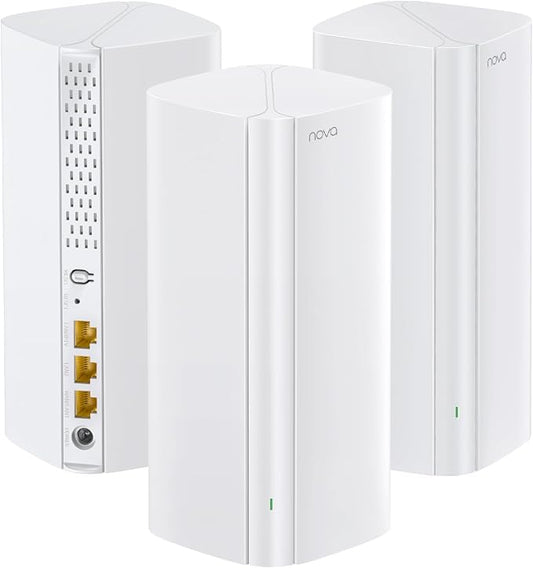 Tenda AX3000 WiFi 6 Mesh System Nova MX12– Whole Home Mesh WiFi Coverage up to 7 by Tenda