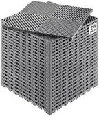 VEVOR Interlocking Drainage Mat, 15.7” x 15.7” Modular Interlocking Cushion by VEVOR