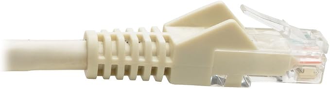 Tripp Lite Cat6 Gigabit Ethernet Snagless Molded Patch Cable UTP White RJ45 - Image 4