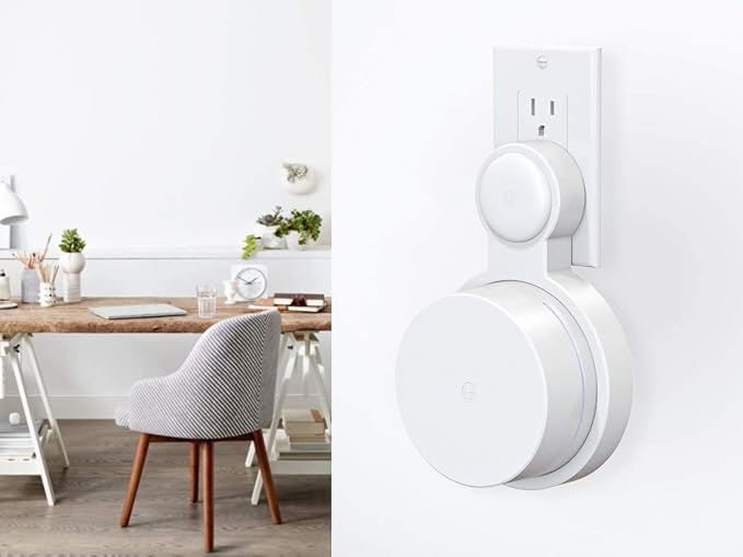 Outlet Wall Mount for Google WiFi AC1200, Cable Management & Space Saving - Image 2