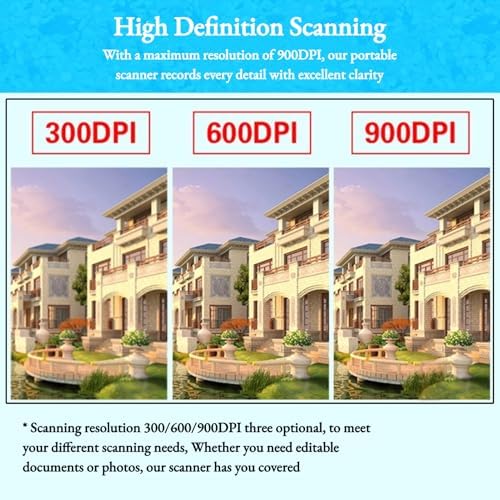 Portable Document Scanner, 900DPI Resolution - Image 3