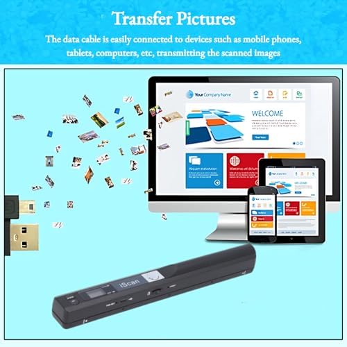 Portable Document Scanner, 900DPI Resolution - Image 8