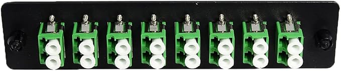 RiteAV LGX Footprint Fiber Optic Cable LC Adapter Patch Panel 8 Ports Loaded - Image 3
