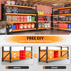 48” Wide Heavy Duty Metal Garage Shelving, Adjustable Storage Shelf - Image 4