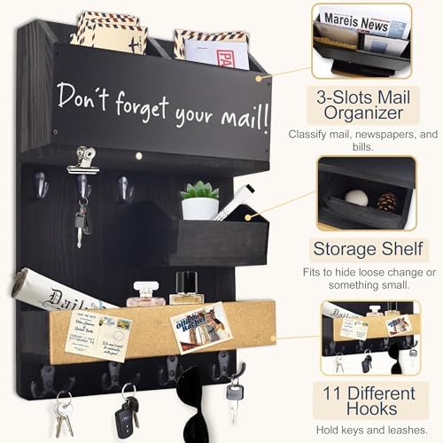 Mail Organizer Wall Mounted - Image 5