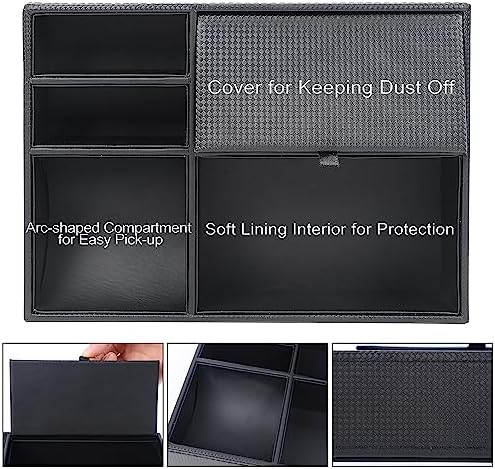Zcaukya Men's Valet Tray, 5 Compartments - Image 3