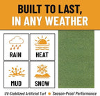 Ottomanson Artificial Grass Turf Runner Pro 31" x 16' - Image 5