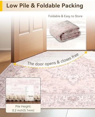 RELEANY Washable Area Rug - Image 4