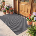 Front Door Mat Outside Entrance, Non Slip Doormat by QiCaiJia