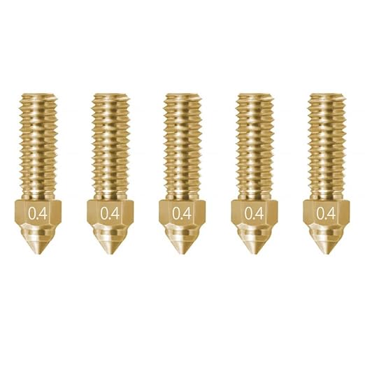 Creality Official K1 Nozzles Kit, 0.4mm 5PCS High Speed and High Flow 0.4mm by Creality