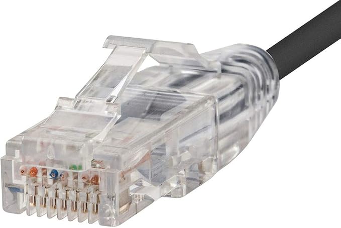 Monoprice Cat6 Ethernet Patch Cable, Snagless RJ45, CMR Riser Rated, Pure Bare - Image 3