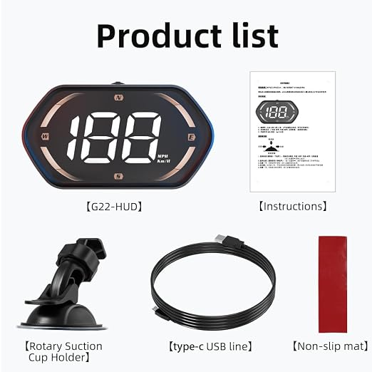 Universal GPS Speedometer HUD for Cars - Image 8
