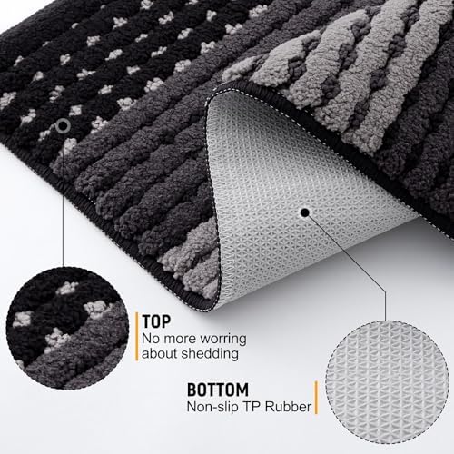Kitinjoy Indoor Outdoor Door Mat, 40x32 Non-Slip Dirt Trapper Doormats - Image 3
