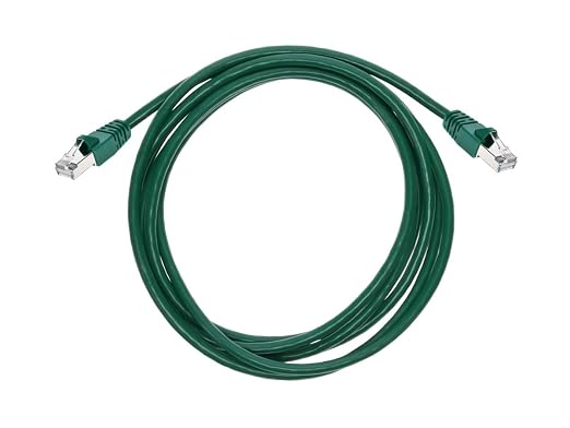 Monoprice Cat6A 10ft Green Patch Cable Double Shielded 26AWG 10G Pure Bare - Image 4