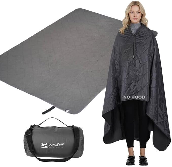 DUKUSEEK Waterproof Stadium Blanket（NO Hood）, Outdoor Blankets Waterproof by DUKUSEEK