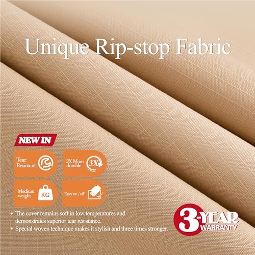 WJ-X3 Large Rectangular Outdoor Table Cover, Waterproof - Image 2