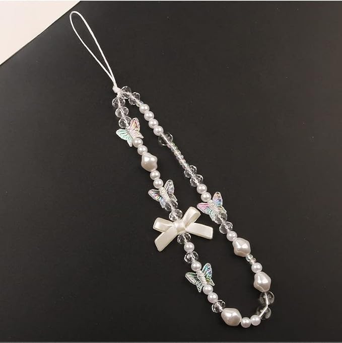 Beaded Camera Wrist Strap Cute Digital Camera Charm Lanyard, Phone Wristlet - Image 5