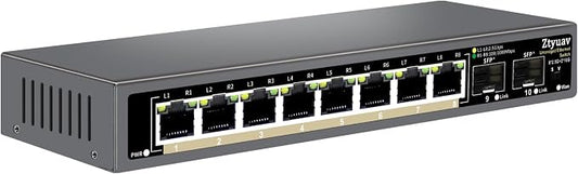 10 Port Unmanaged 2.5G Ethernet Switch by ProfessionalNetworkSwitchManufacturer