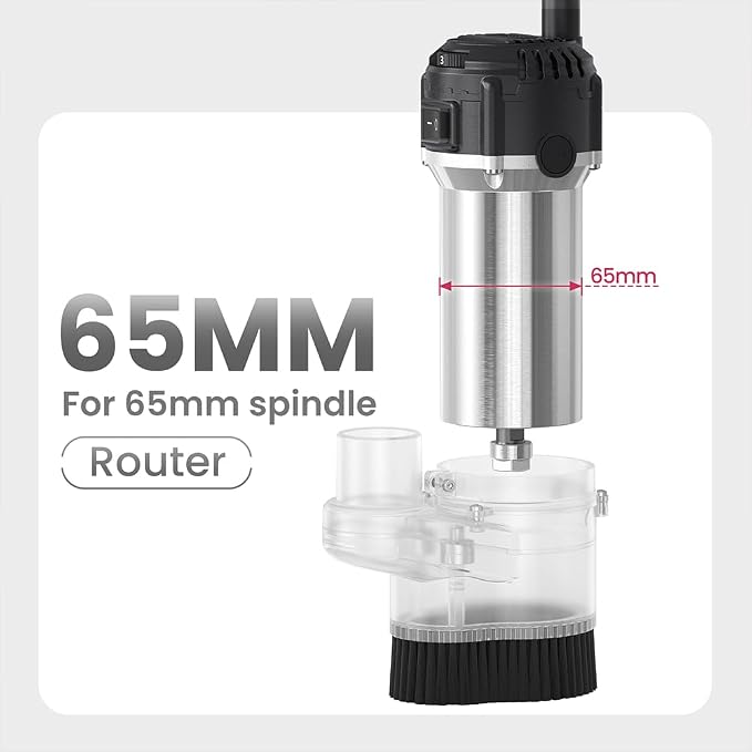 65mm CNC Dust Shoe, Compatible - Image 4