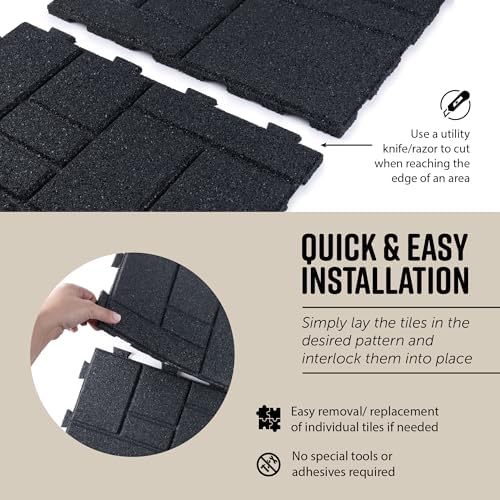 Playsafer Squarescape Rubber Interlocking Tile - Image 7