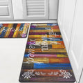 HEBE Anti Fatigue Kitchen Mat Set of 2, Cushioned Kitchen Mats by HEBE